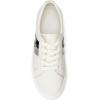 imageLAUREN Ralph Lauren Womens Janson Sneakers Ballet FlatSoft WhitePolished SilverBlack