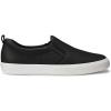 imageLauren Ralph Lauren Womens Haddley Tumbled Leather Slipon SneakerBlack