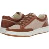 imageLauren Ralph Lauren Womens Hailey Iv Canvas ampamp Leather SneakerNtrlDeep Sddl TnDeep Sddl Tn