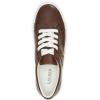 imageLauren Ralph Lauren Womens Janson Ii Burnished Leather SneakersDark Mahogany