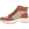 imageLauren by Ralph Lauren Womens Rylee Leather SneakerKhakiDeep Saddle Tan