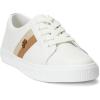 imageLAUREN Ralph Lauren Womens Janson Sneakers Ballet FlatSnow WhiteExplorer SandBuff