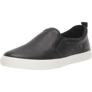 imageLauren Ralph Lauren Womens Haddley Tumbled Leather Slipon SneakerBlack
