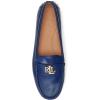 imageLauren Ralph Lauren Womens Barnsbury Nappa Leather Driver Driving Style LoaferIndigo Sail