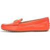imageLauren Ralph Lauren Womens Barnsbury Nappa Leather Driver Driving Style LoaferOrange Lily