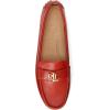 imageLauren Ralph Lauren Womens Barnsbury Nappa Leather Driver Driving Style LoaferRed Sunstone