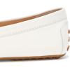 imageLauren Ralph Lauren Womens Barnsbury Nappa Leather Driver Driving Style LoaferWhite