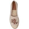 imageLauren Ralph Lauren Womens Cameryn Iii Canvas ampamp Leather EspadrilleNaturalDeep Saddle TanDeep Saddle Tan