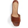 imageLauren Ralph Lauren Womens Fay Tumbled Leather SandalsDeep Saddle Tan