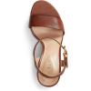 imageLauren Ralph Lauren Womens Gwen Burnished Leather SandalBrown