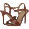 imageLauren Ralph Lauren Womens Gwen Burnished Leather SandalDeep Saddle Tan