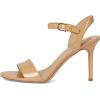 imageLauren Ralph Lauren Womens Gwen Crinkle Patent Leather SandalsBuff