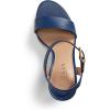 imageLauren Ralph Lauren Womens Gwen Nappa Leather Sandal PumpIndigo Sail
