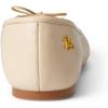 imageLauren Ralph Lauren Womens Jayna Nappa Leather Flat BalletExplorer Sand