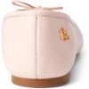 imageLauren Ralph Lauren Womens Jayna Nappa Leather Flat BalletPale Pink