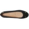 imageLauren Ralph Lauren Womens Jayna Stitched Leather Flat BalletBlackBlack
