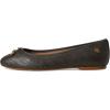 imageLauren Ralph Lauren Womens Jayna Stitched Leather Flat BalletDark OliveDark Olive