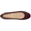 imageLauren Ralph Lauren Womens Jayna Stitched Leather Flat BalletPinot NoirPinot Noir