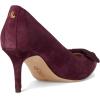 imageLauren Ralph Lauren Womens Lanette BowTrim Suede PumpsPinot NoirPinot Noir