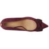 imageLauren Ralph Lauren Womens Lanette BowTrim Suede PumpsPinot NoirPinot Noir