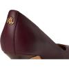 imageLauren Ralph Lauren Womens Lanette Nappa Leather PumpsPinot Noir