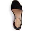 imageLauren Ralph Lauren Womens Leona Suede Espadrille Wedge SandalBlack