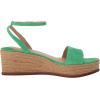 imageLauren Ralph Lauren Womens Leona Suede Espadrille Wedge SandalGreen Topaz