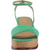 imageLauren Ralph Lauren Womens Leona Suede Espadrille Wedge SandalGreen Topaz