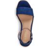 imageLauren Ralph Lauren Womens Leona Suede Espadrille Wedge SandalIndigo Sail