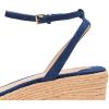 imageLauren Ralph Lauren Womens Leona Suede Espadrille Wedge SandalRefined Navy