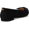 imageLauren Ralph Lauren Womens Londyn BowTrim Suede Ballet FlatBlackBlack