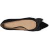 imageLauren Ralph Lauren Womens Londyn BowTrim Suede Ballet FlatBlackBlack