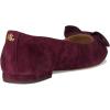 imageLauren Ralph Lauren Womens Londyn BowTrim Suede Ballet FlatPinot NoirPinot Noir
