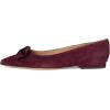 imageLauren Ralph Lauren Womens Londyn BowTrim Suede Ballet FlatPinot NoirPinot Noir