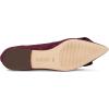 imageLauren Ralph Lauren Womens Londyn BowTrim Suede Ballet FlatPinot NoirPinot Noir