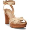 imageLauren Ralph Lauren Womens Sasha Raffia Platform SandalBrown