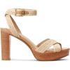 imageLauren Ralph Lauren Womens Sasha Raffia Platform SandalBrown