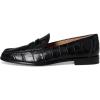 imageLauren Ralph Lauren Womens Wynnie CrocodileEmbossed Leather Loafer PennyBlack
