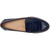 imageLauren Ralph Lauren Womens Wynnie CrocodileEmbossed Leather Loafer PennyRefined Navy