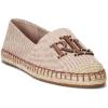 imageLauren Ralph Lauren Womens Cameryn Iii Canvas ampamp Leather EspadrilleNaturalDeep Saddle TanDeep Saddle Tan