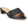 imageLauren Ralph Lauren Womens Fay Tumbled Leather SandalsBlack