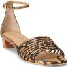 imageLauren Ralph Lauren Womens Fionna FauxSnakeskin SandalBrown