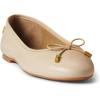 imageLauren Ralph Lauren Womens Jayna Nappa Leather Flat BalletExplorer Sand