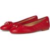imageLauren Ralph Lauren Womens Jayna Stitched Leather Flat BalletFestive RedFestive Red