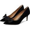 imageLauren Ralph Lauren Womens Lanette BowTrim Suede PumpsBlackBlack