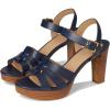 imageLauren Ralph Lauren Womens Soffia Burnished Leather SandalsRefined Navy