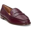 imageLauren Ralph Lauren Womens Wynnie Nappa Leather Loafer PennyPinot Noir