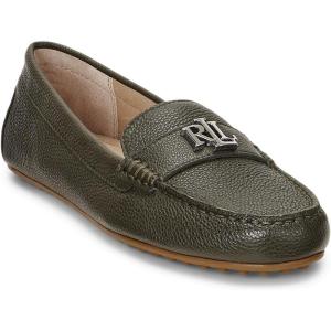 imageLauren Ralph Lauren Womens Barnsbury Driver Driving Style LoaferDark Olive