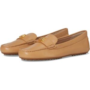 imageLauren Ralph Lauren Womens Barnsbury Nappa Leather Driver Driving Style LoaferBuff