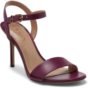 imageLauren Ralph Lauren Womens Gwen Nappa Leather Sandal PumpPlum Caspia